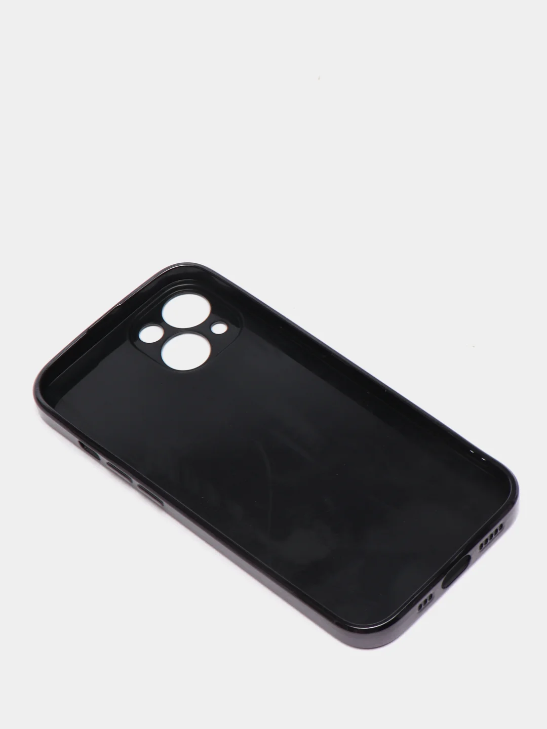 Черный чехол для iPhone 13 Pro Max силиконовый айфон про макс