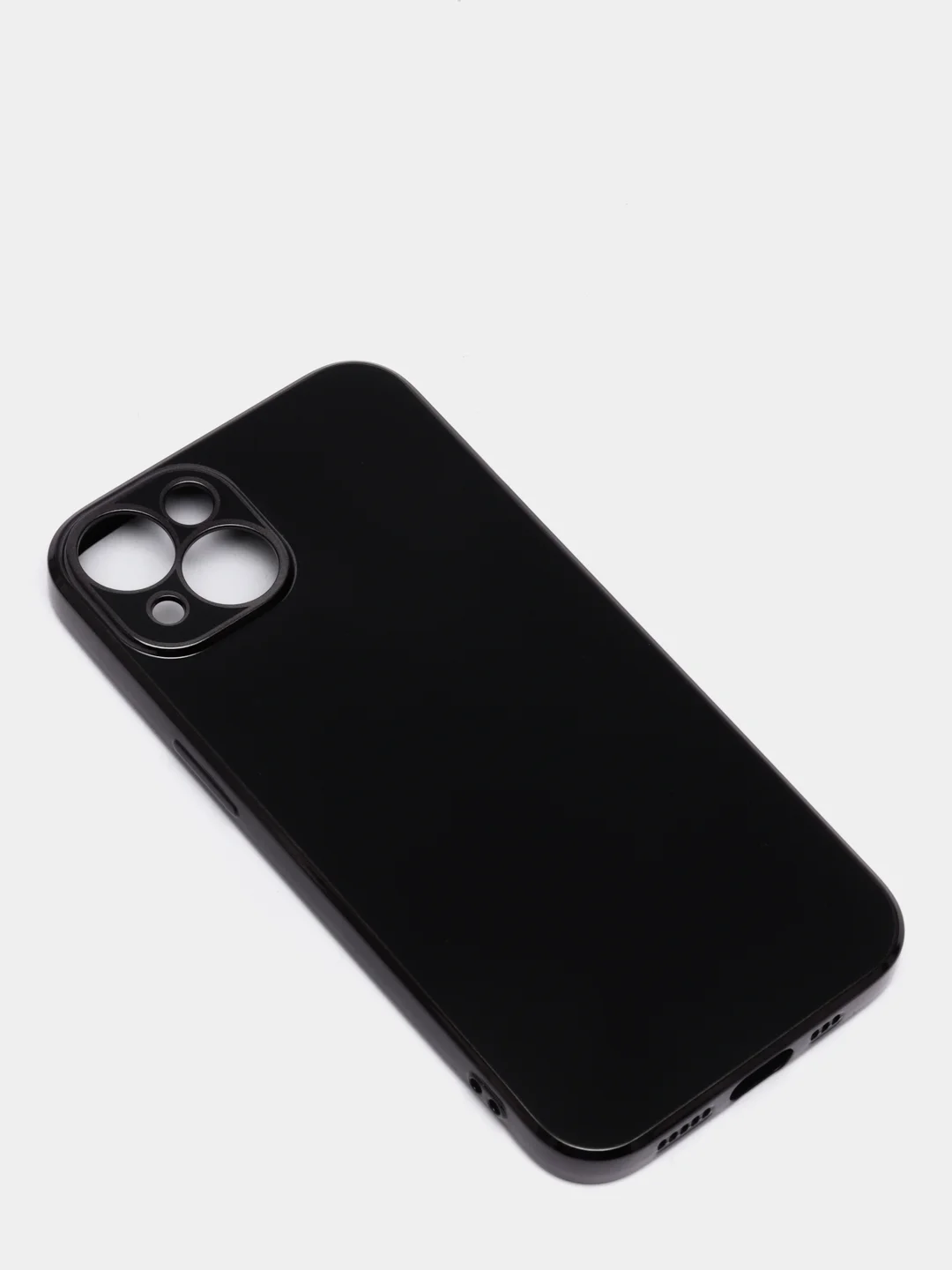 Черный чехол для iPhone 13 Pro Max силиконовый айфон про макс