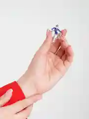 Темно-синий брошь