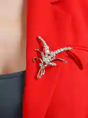 Серебряный брошь