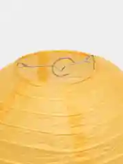 Желтый шар-фонарик бумажный для декора