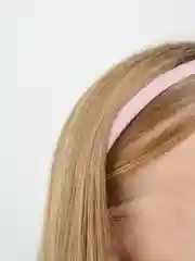 Оливковый ободок тонкий атласный, однотонный узкий ободок для волос