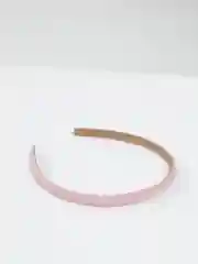 Оливковый ободок тонкий атласный, однотонный узкий ободок для волос