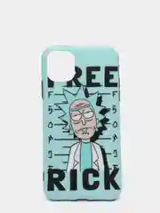 Голубой чехол мультсериал "Рик и Морти" для IPhone 6s 7/8 7/8 Plus XR 11