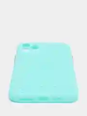 Голубой чехол с защитой камеры на iPhone XS, XR, XSMAX, 11 PRO MAX, 12 PRO, 12 PROMAX