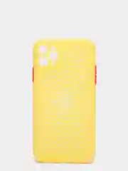 Желтый чехол с защитой камеры на iPhone XS, XR, XSMAX, 11 PRO MAX, 12 PRO, 12 PROMAX
