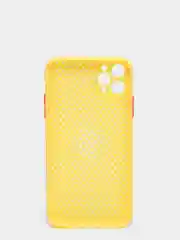 Желтый чехол с защитой камеры на iPhone XS, XR, XSMAX, 11 PRO MAX, 12 PRO, 12 PROMAX