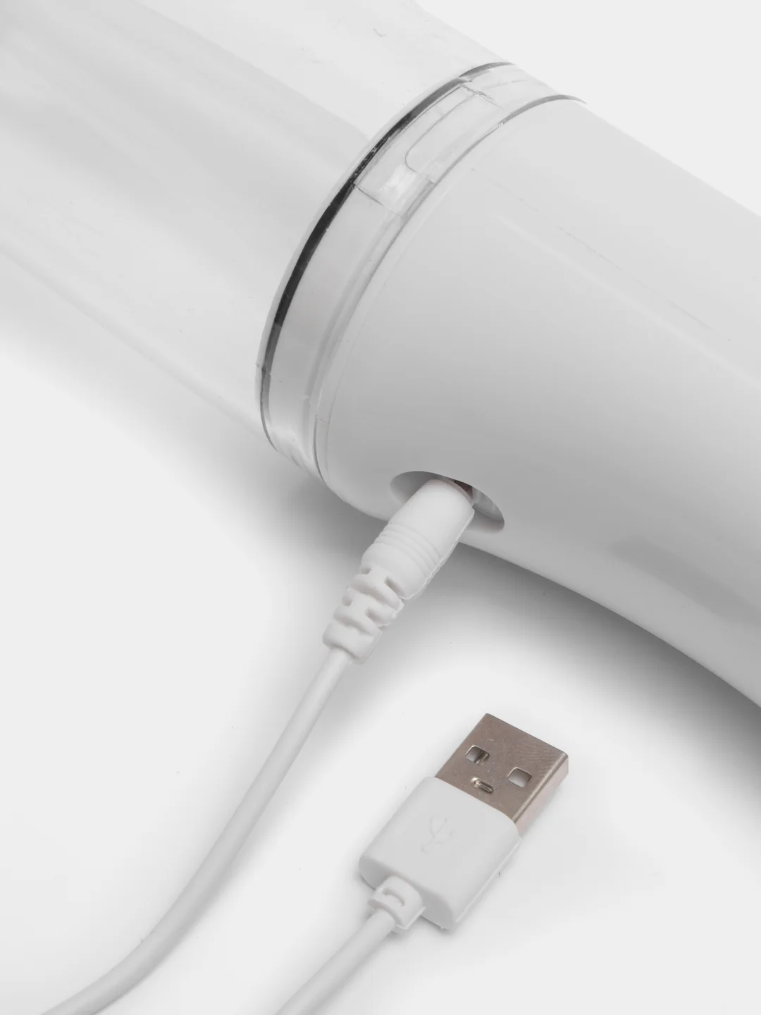 Белый ирригатор для полости рта, портативный, беспроводной, с USB зарядкой