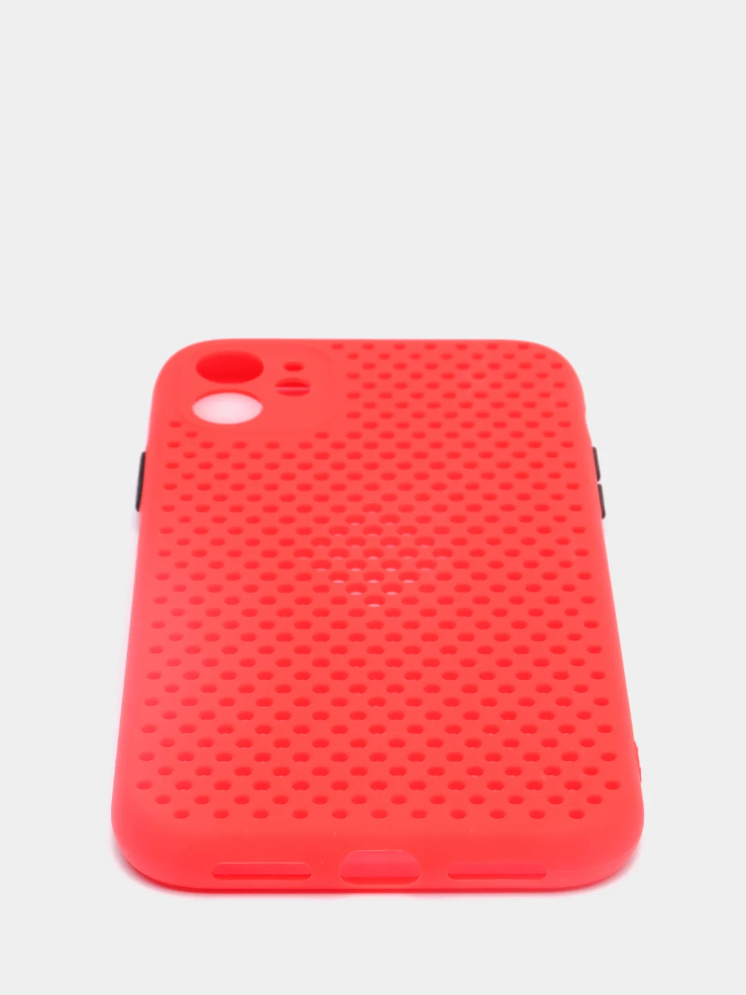 Красный чехол с защитой камеры на iPhone XS, XR, XSMAX, 11 PRO MAX, 12 PRO, 12 PROMAX