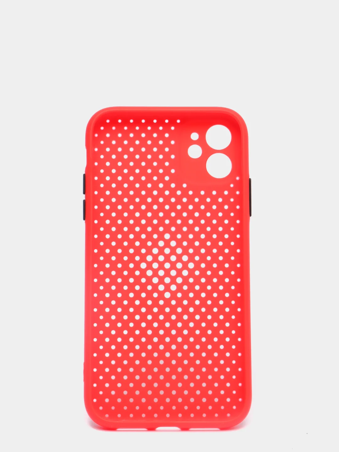 Красный чехол с защитой камеры на iPhone XS, XR, XSMAX, 11 PRO MAX, 12 PRO, 12 PROMAX