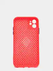 Красный чехол с защитой камеры на iPhone XS, XR, XSMAX, 11 PRO MAX, 12 PRO, 12 PROMAX