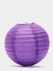 Фиолетовый шар-фонарик бумажный для декора