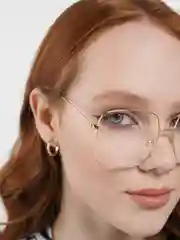 Золотой солнцезащитные женские очки