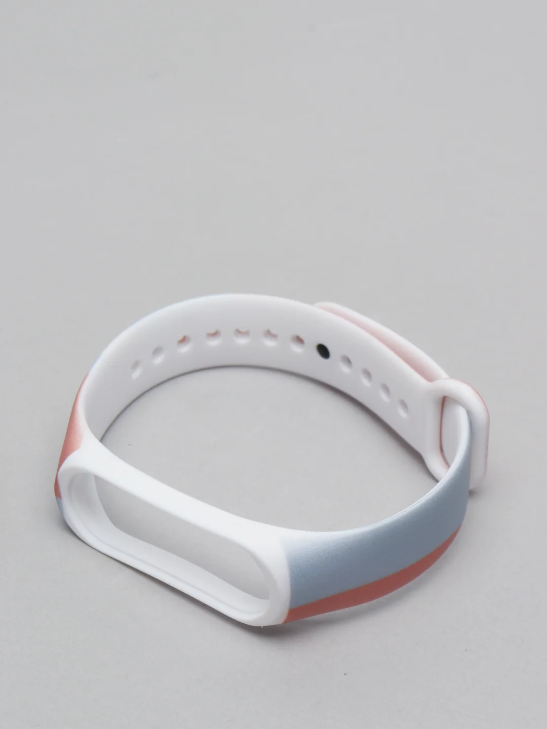 Коралловый ремешок для Xiaomi Mi Band 3, 4, 5, 6 силиконовый