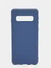 Синий чехол на Samsung (Самсунг) S8, S9, S9 plus, S10, S10 plus, S10e