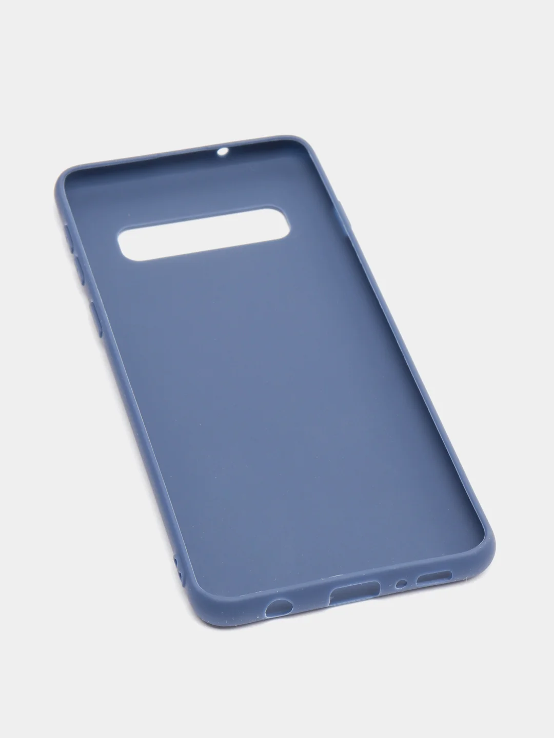 Синий чехол на Samsung (Самсунг) S8, S9, S9 plus, S10, S10 plus, S10e