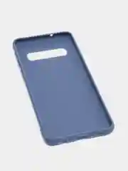 Синий чехол на Samsung (Самсунг) S8, S9, S9 plus, S10, S10 plus, S10e