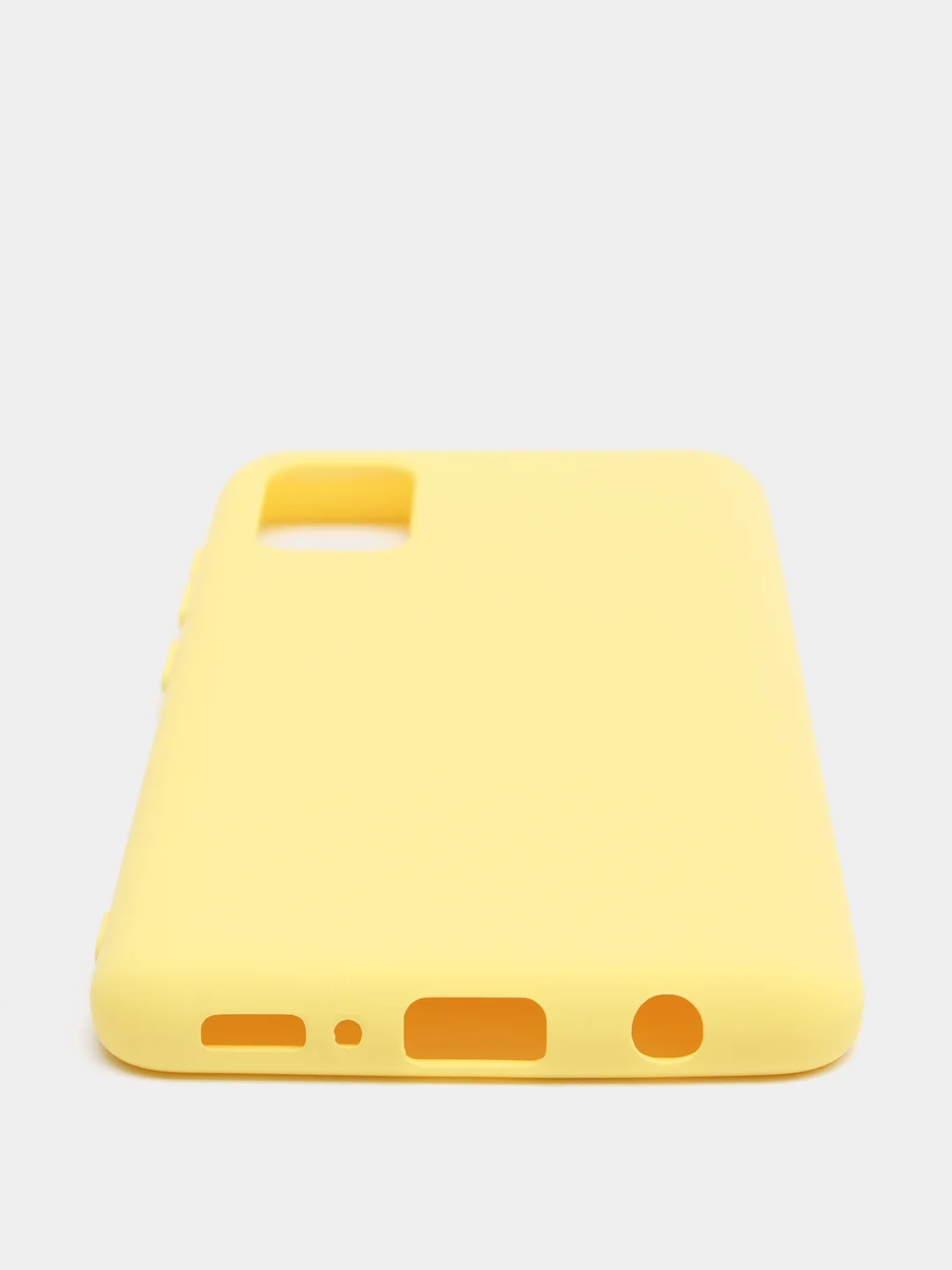 Лимонный чехол Silicone Cover для Samsung Galaxy A41, Самсунг Галакси А41 силиконовый
