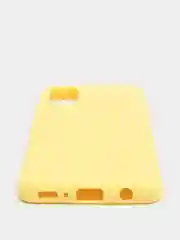 Лимонный чехол Silicone Cover для Samsung Galaxy A41, Самсунг Галакси А41 силиконовый