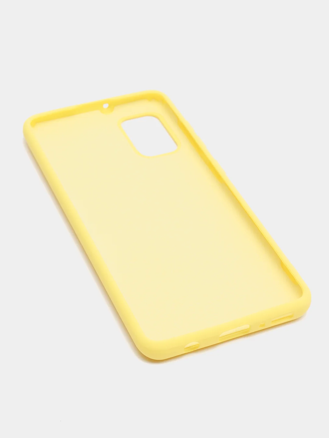 Лимонный чехол Silicone Cover для Samsung Galaxy A41, Самсунг Галакси А41 силиконовый