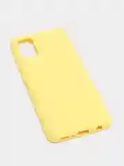 Лимонный чехол Silicone Cover для Samsung Galaxy A41, Самсунг Галакси А41 силиконовый