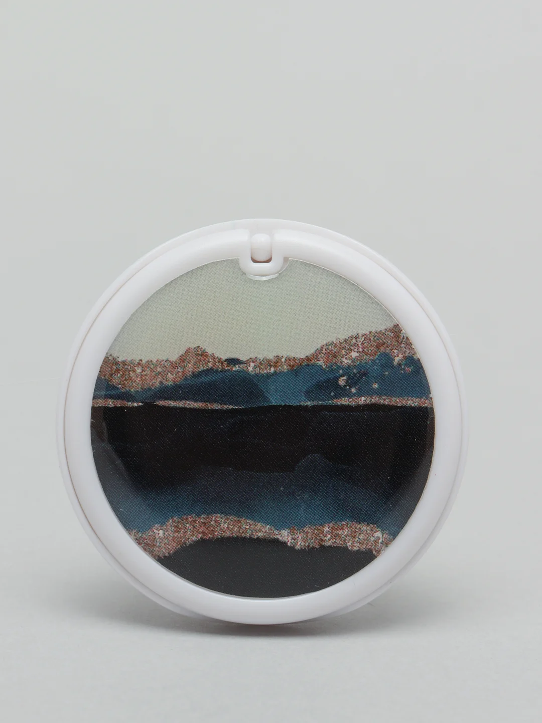 Морской попсокет Popsocket Зеркало-держатель для телефона и наушников. Яркие краски, золото, волны