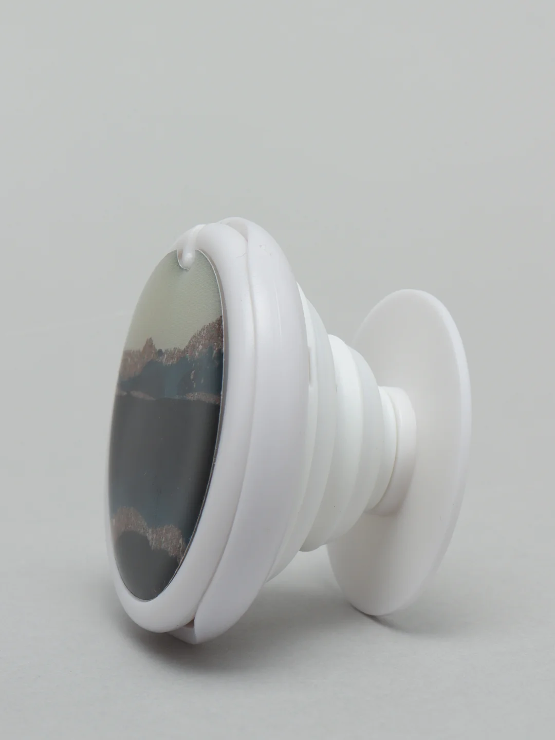 Морской попсокет Popsocket Зеркало-держатель для телефона и наушников. Яркие краски, золото, волны