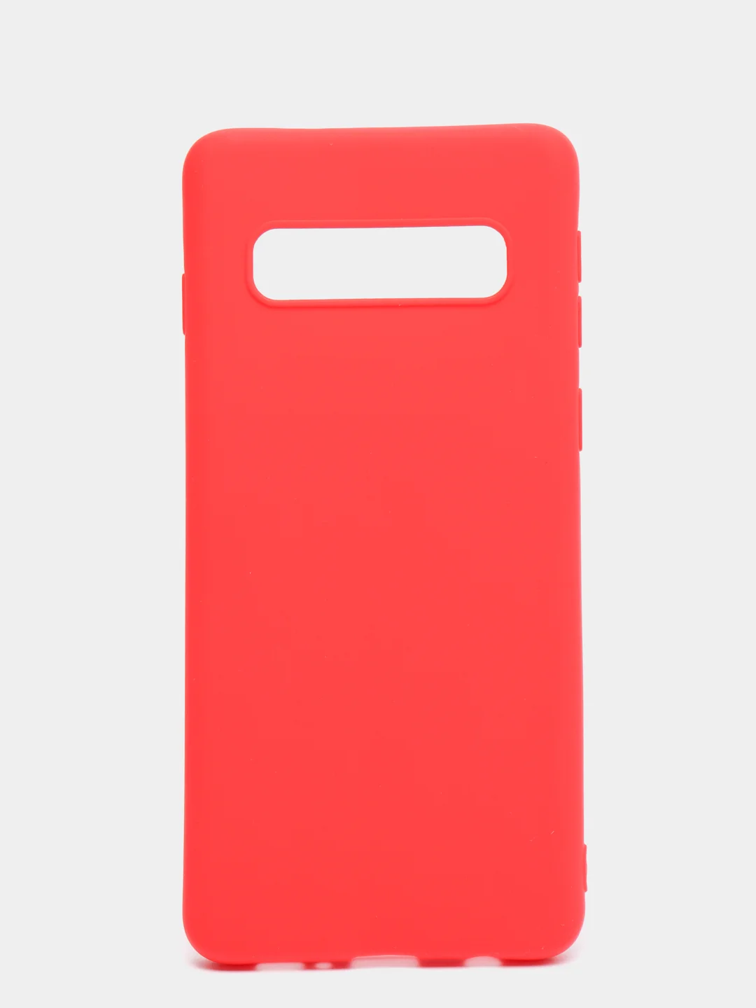 Красный чехол на Samsung (Самсунг) S8, S9, S9 plus, S10, S10 plus, S10e