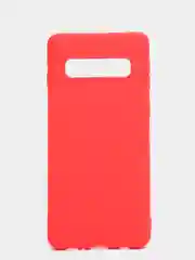 Красный чехол на Samsung (Самсунг) S8, S9, S9 plus, S10, S10 plus, S10e