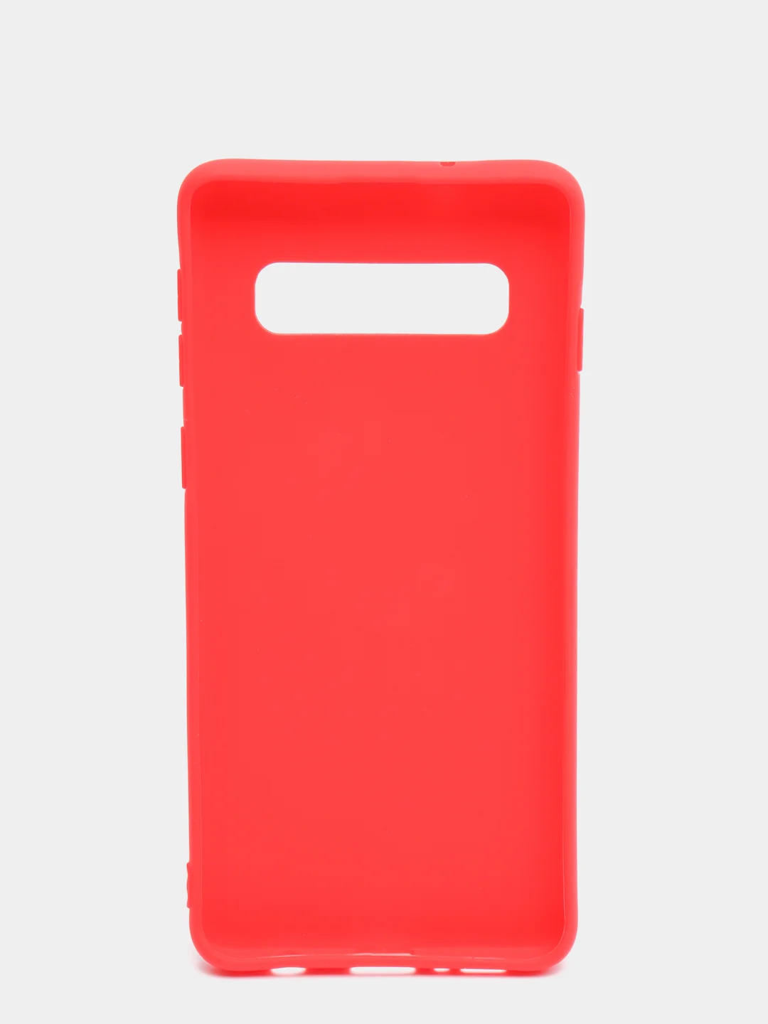 Красный чехол на Samsung (Самсунг) S8, S9, S9 plus, S10, S10 plus, S10e