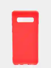 Красный чехол на Samsung (Самсунг) S8, S9, S9 plus, S10, S10 plus, S10e