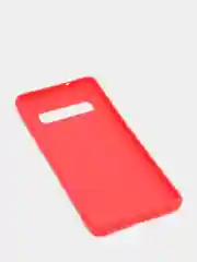 Красный чехол на Samsung (Самсунг) S8, S9, S9 plus, S10, S10 plus, S10e