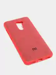 Красный чехол джинсовый для Xiaomi Redmi Go/A2 Lite/4X/5/5+/6/6A/6 Pro/7/7A/Poco F1