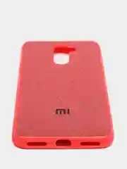 Красный чехол джинсовый для Xiaomi Redmi Go/A2 Lite/4X/5/5+/6/6A/6 Pro/7/7A/Poco F1