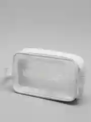 Белый косметичка прозрачная, 22*12*8