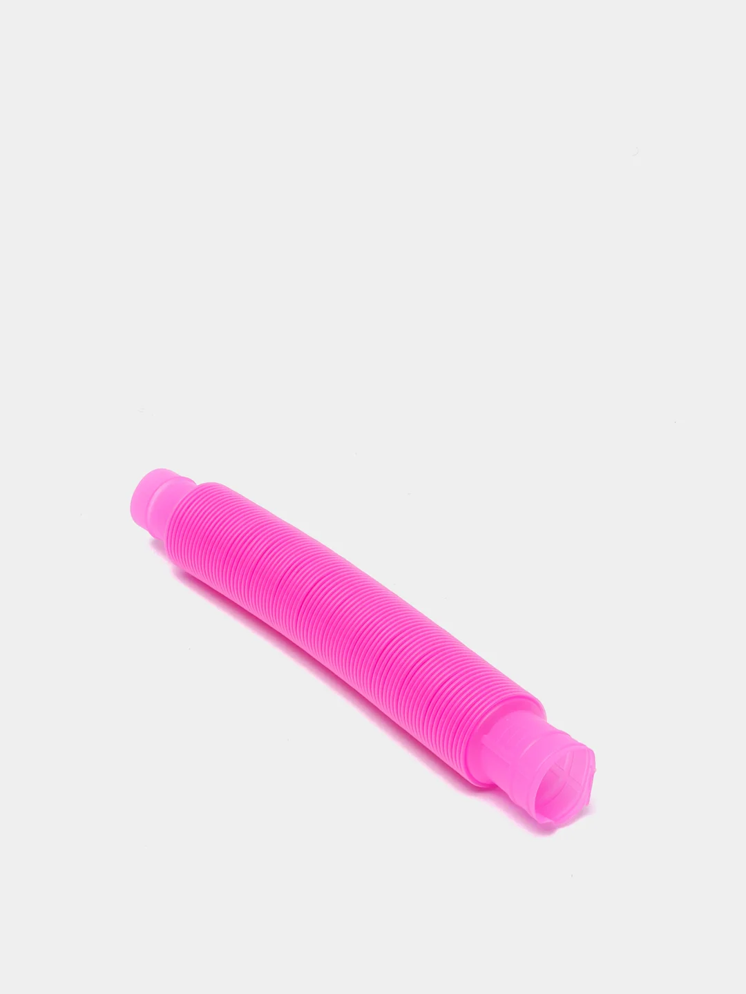 Розовый трубка поп ит/ Pop tubes/Поп ит трубка 21 см/Игрушка антистресс/Трубка гофра для детей