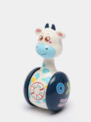 Развивающая игрушка "Музыкальная неваляшка: Коровка Муму", звук, свет