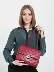 Красный сумка женская стеганная