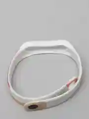 Бежевый силиконовый ремешок с принтом для Xiaomi Mi Band 3 / 4 / 5 / 6