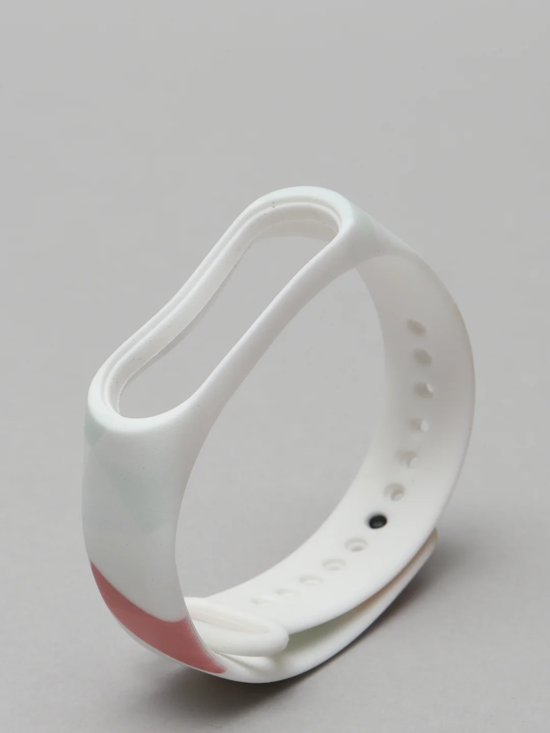 Бежевый силиконовый ремешок с принтом для Xiaomi Mi Band 3 / 4 / 5 / 6