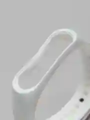 Бежевый силиконовый ремешок с принтом для Xiaomi Mi Band 3 / 4 / 5 / 6