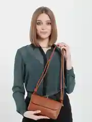 Коричневый сумка женская через плечо