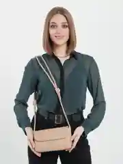 Бежевый сумка женская через плечо