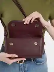 Багровый сумка женская через плечо