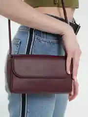 Багровый сумка женская через плечо