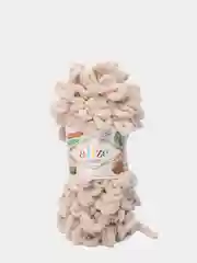 Слоновая кость пряжа Alize puffy, большие петельки, микрополиэстр, 100 г