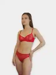 Красный комплект нижнего белья