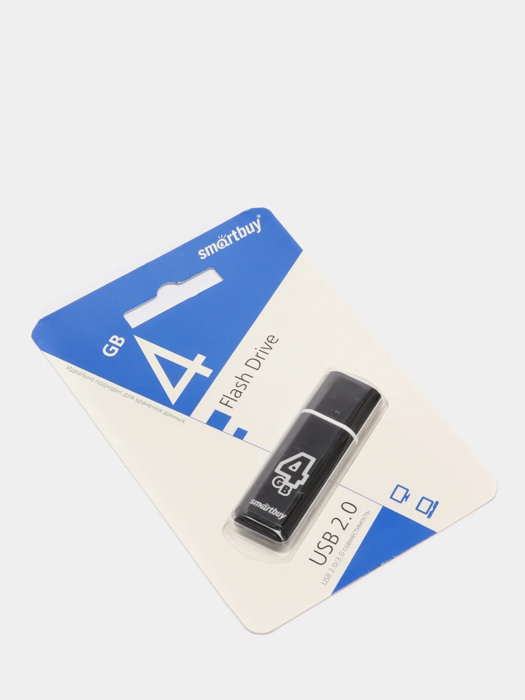 Флеш накопитель USB SmartBuy Glossy 2.0, 4 GB - 64 GB