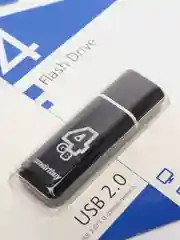 Флеш накопитель USB SmartBuy Glossy 2.0, 4 GB - 64 GB