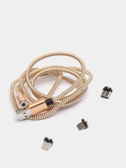 Магнитный кабель USB - micro USB, магнитный кабель micro usb, юсб провод,зарядник телефона